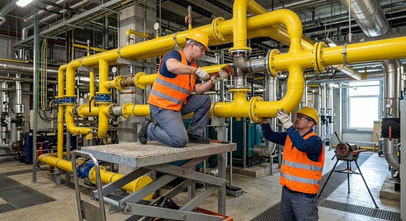 Commercial Gas Piping in Sacramento, CA