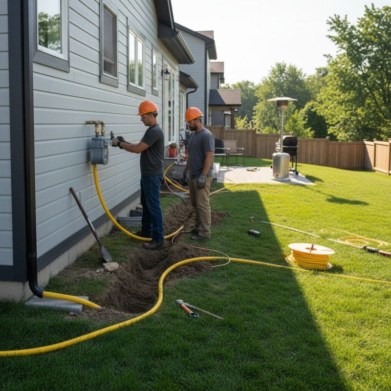 Fire Pit Gas Line Installation in Fort Lauderdale, FL