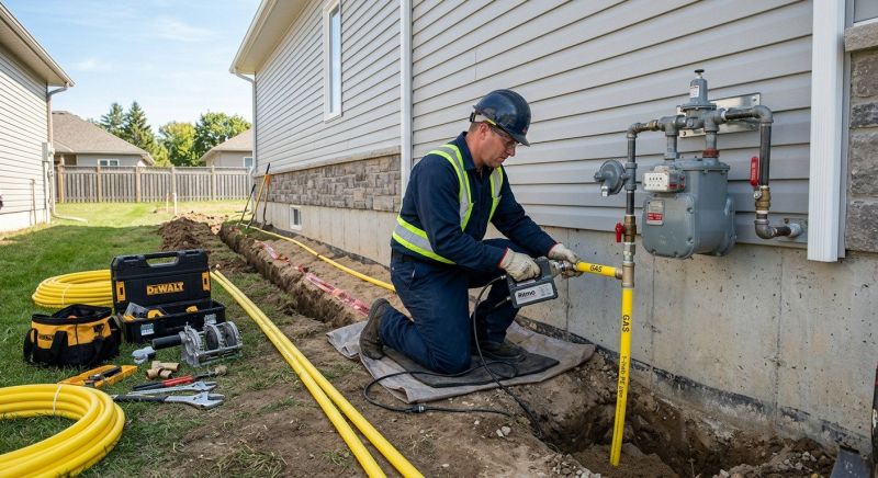 Gas Line Rerouting in Austin, TX