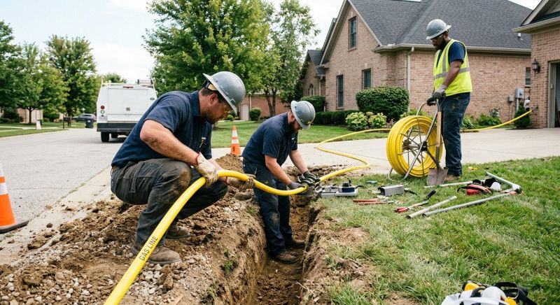 Natural Gas Line Installation in San Antonio, TX