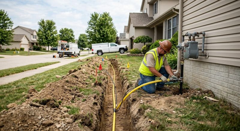 Natural Gas Line Installation in Kansas City, MO