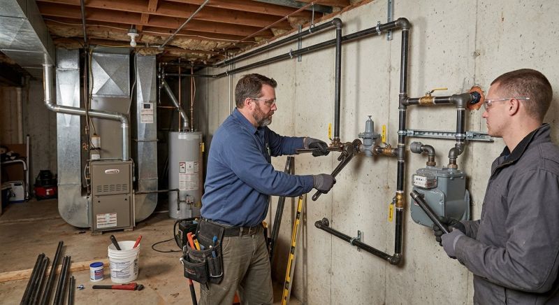 Residential Gas Piping in San Antonio, TX