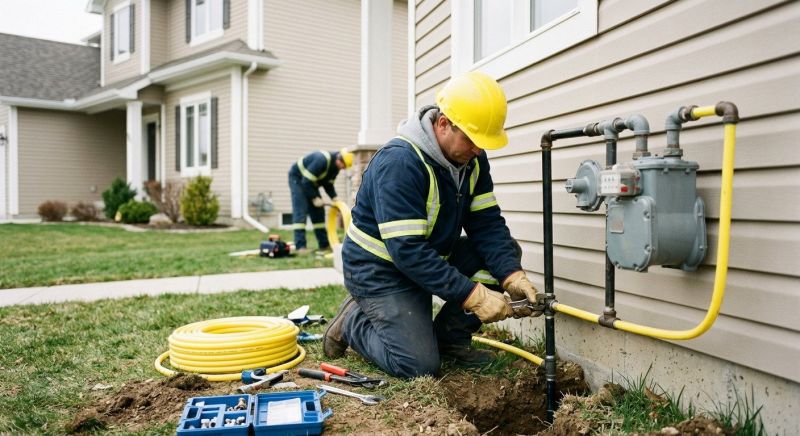 Residential Gas Piping in San Antonio, TX