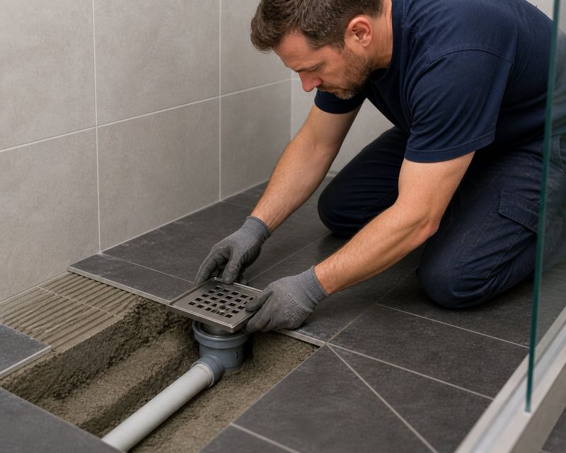 Shower Drain Installation in Denver, CO